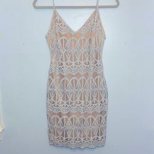 Light blue lace dress